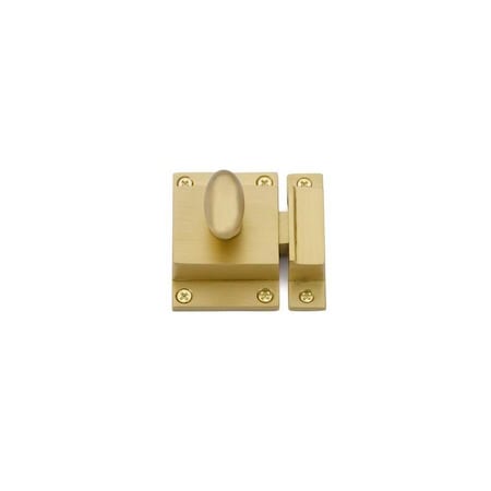 2.25 X 2 In. Cabinet Latch, Satin Brass